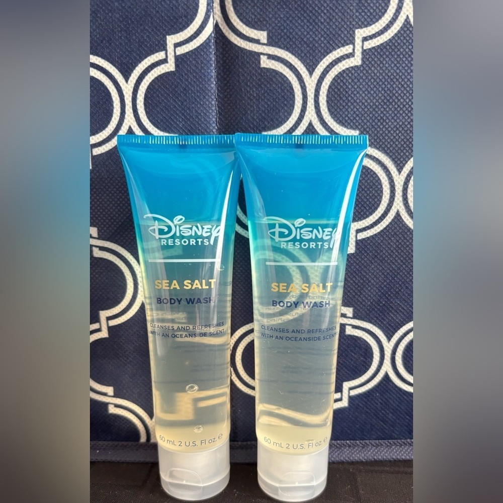 Disney Resort Sea Salt Body Wash Bundle of 2